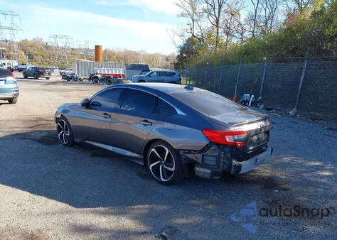 2018 Honda Accord Sport from USA, damaged, VIN 1HGCV1E39JA034572